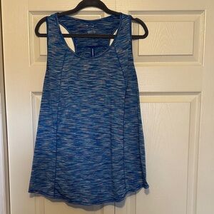 tek gear Blue Space-Dyed Racerback Tank